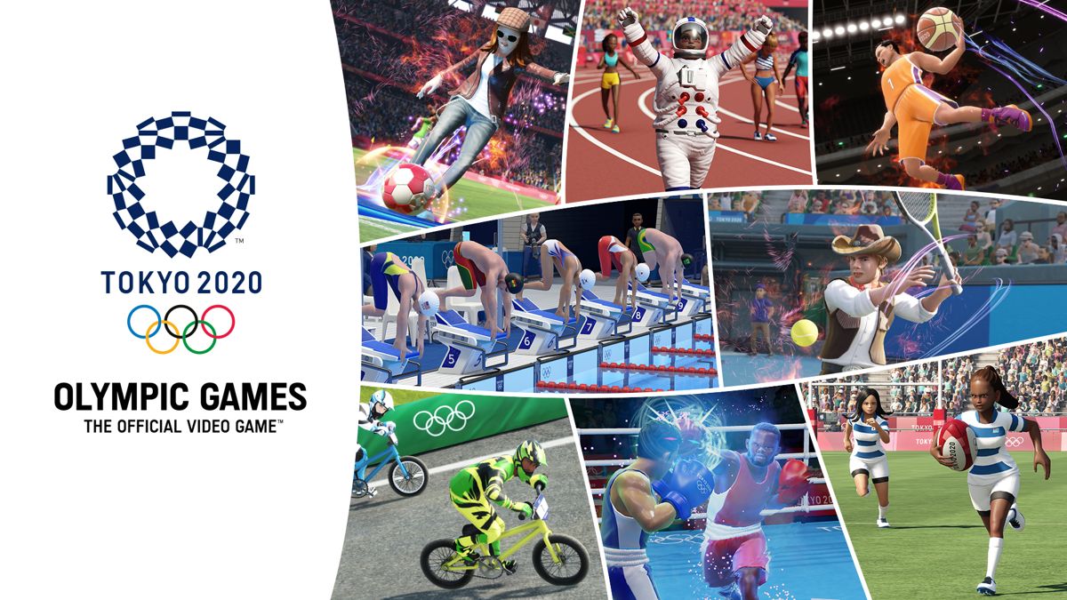 Olympic Games Tokyo 2020 box art for Nintendo Switch
